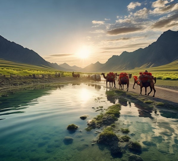 东白湖，从中亚到中非的地理永恒